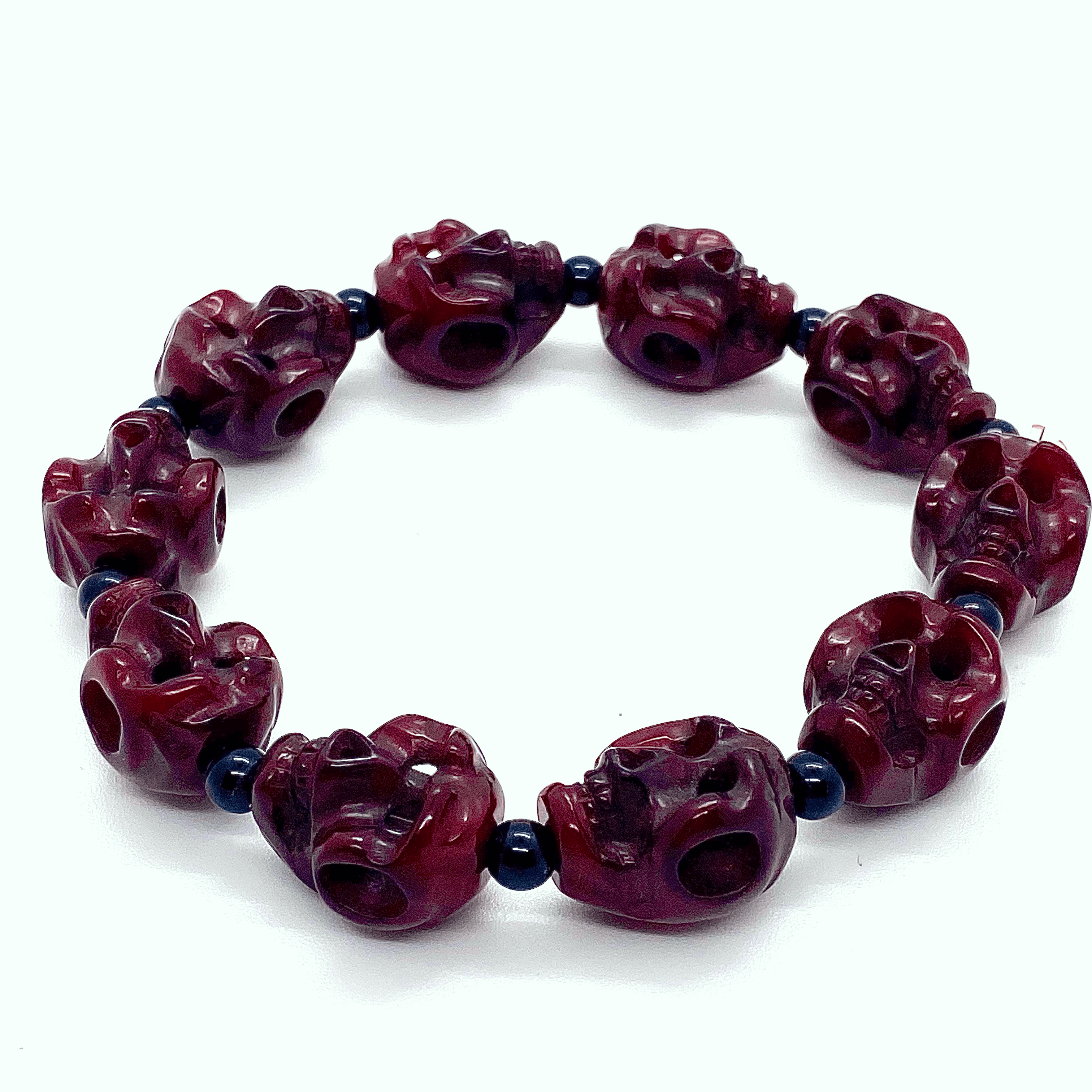 Vintage on sale skull bracelet