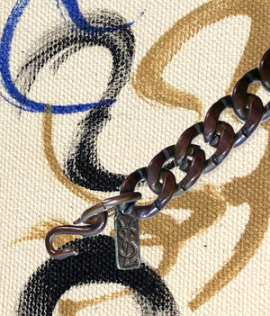 Yves Saint Laurent Gripoix Curb Chain Necklace