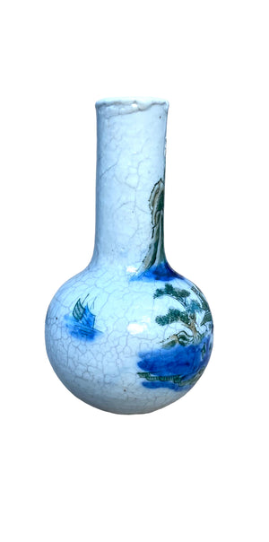 Famille Verte Bottle Vase