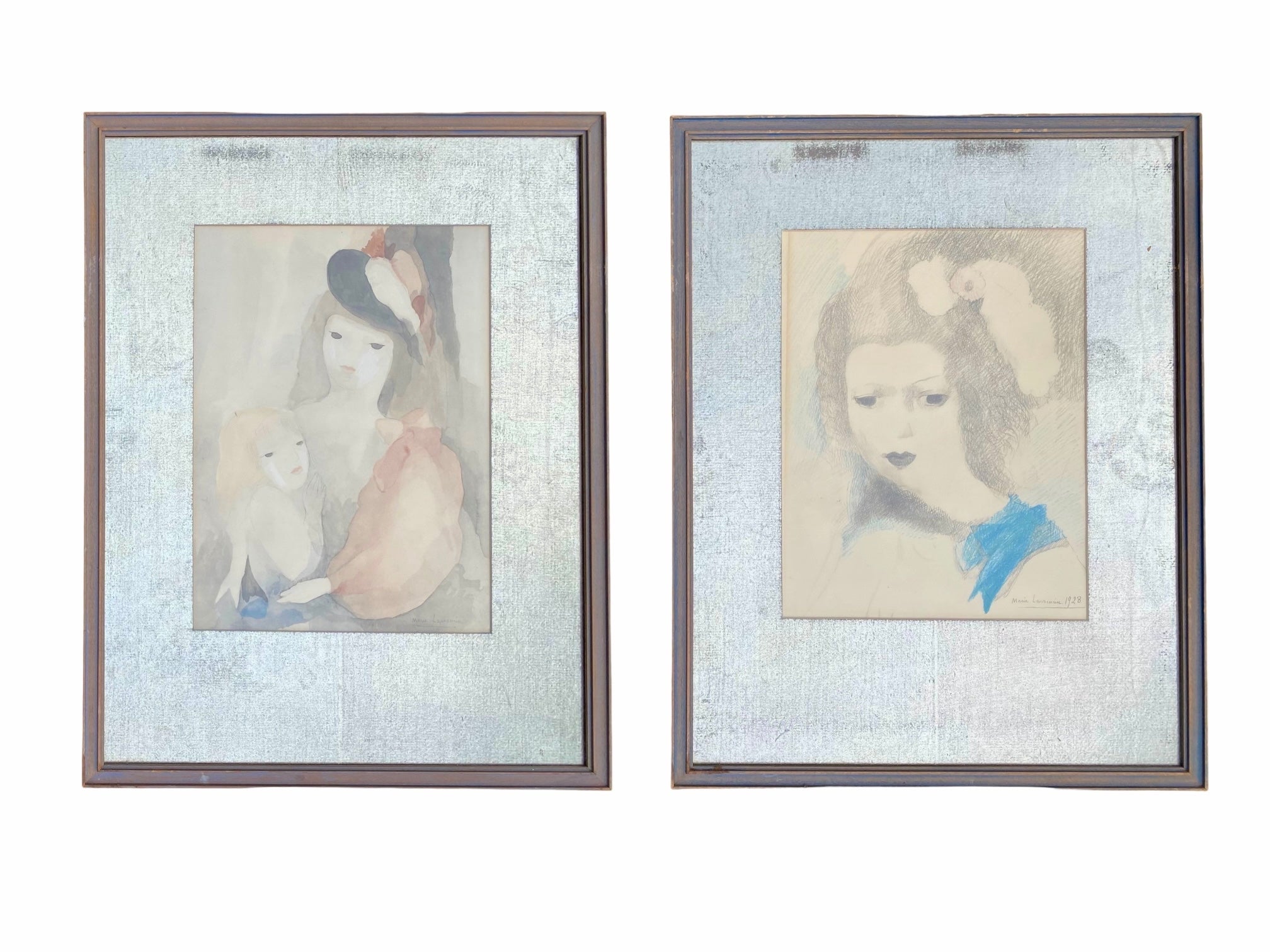 Pair of Framed Etchings by Marie Laurencin