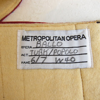 The Metropolitan Opera | A Costume from Un Ballo in Maschera