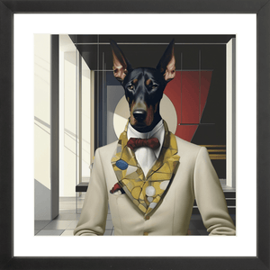 Tuxedo Park Print Shop Bauhaus Doberman