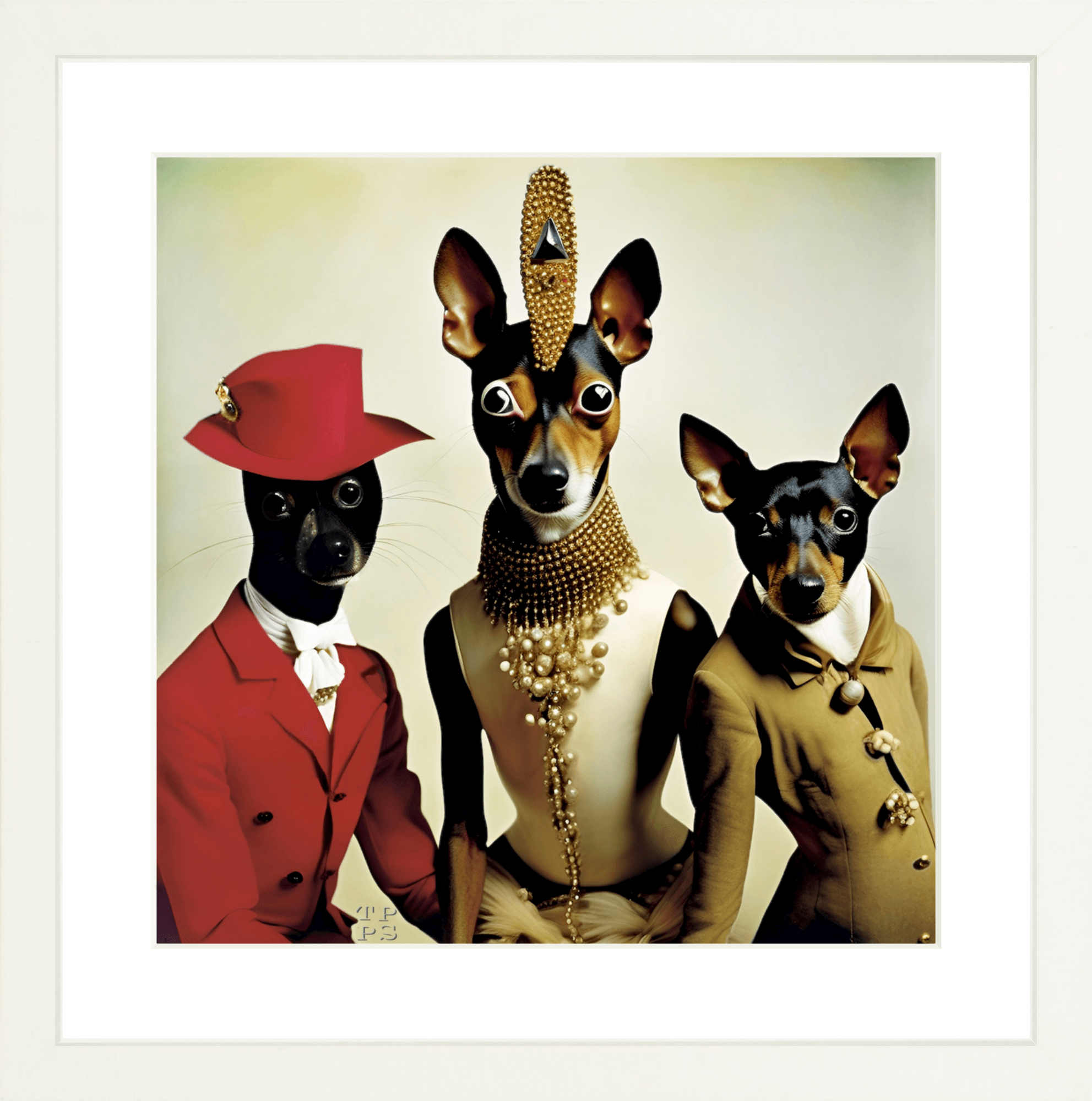 Tuxedo Park Print Shop Rat Terrier Trio