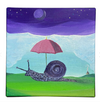 Petit Surrealist Oil Painting of a Snail