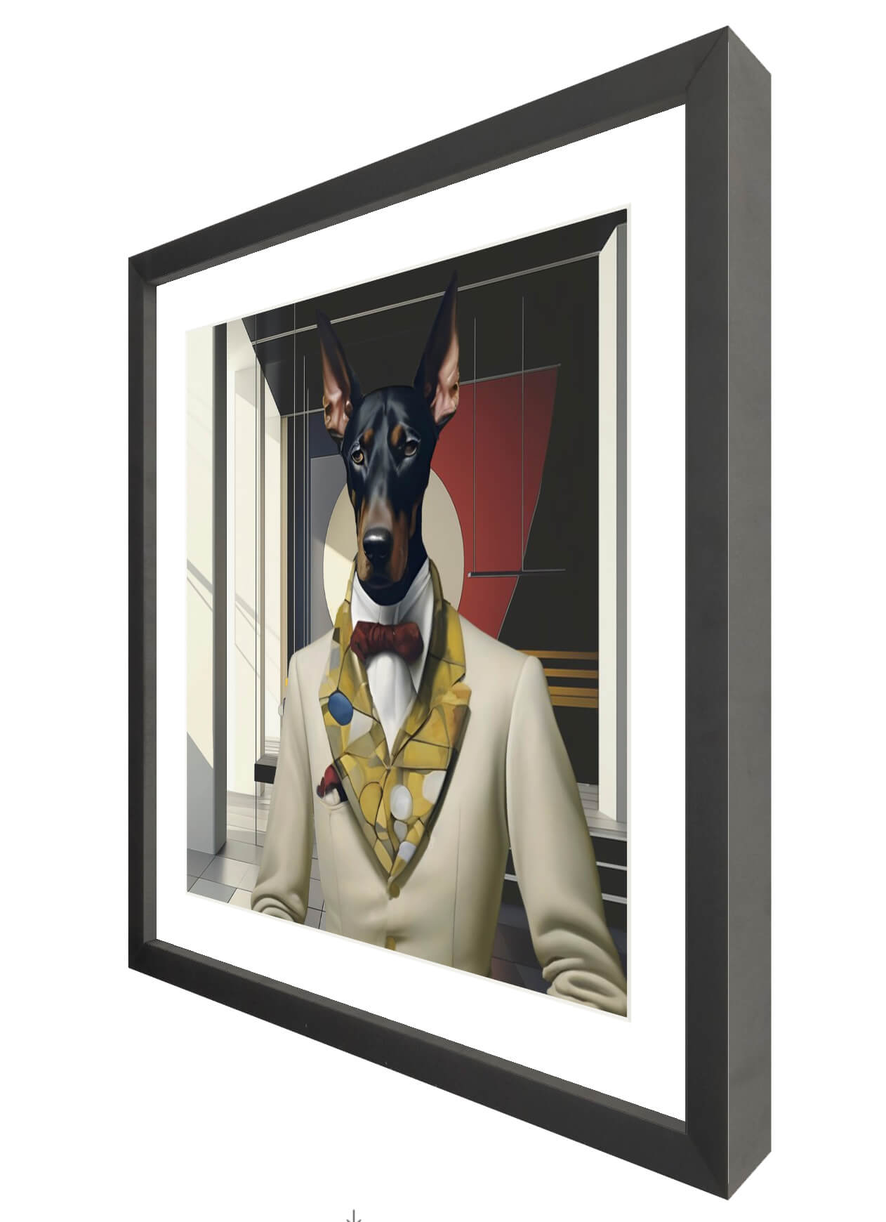 Tuxedo Park Print Shop Bauhaus Doberman
