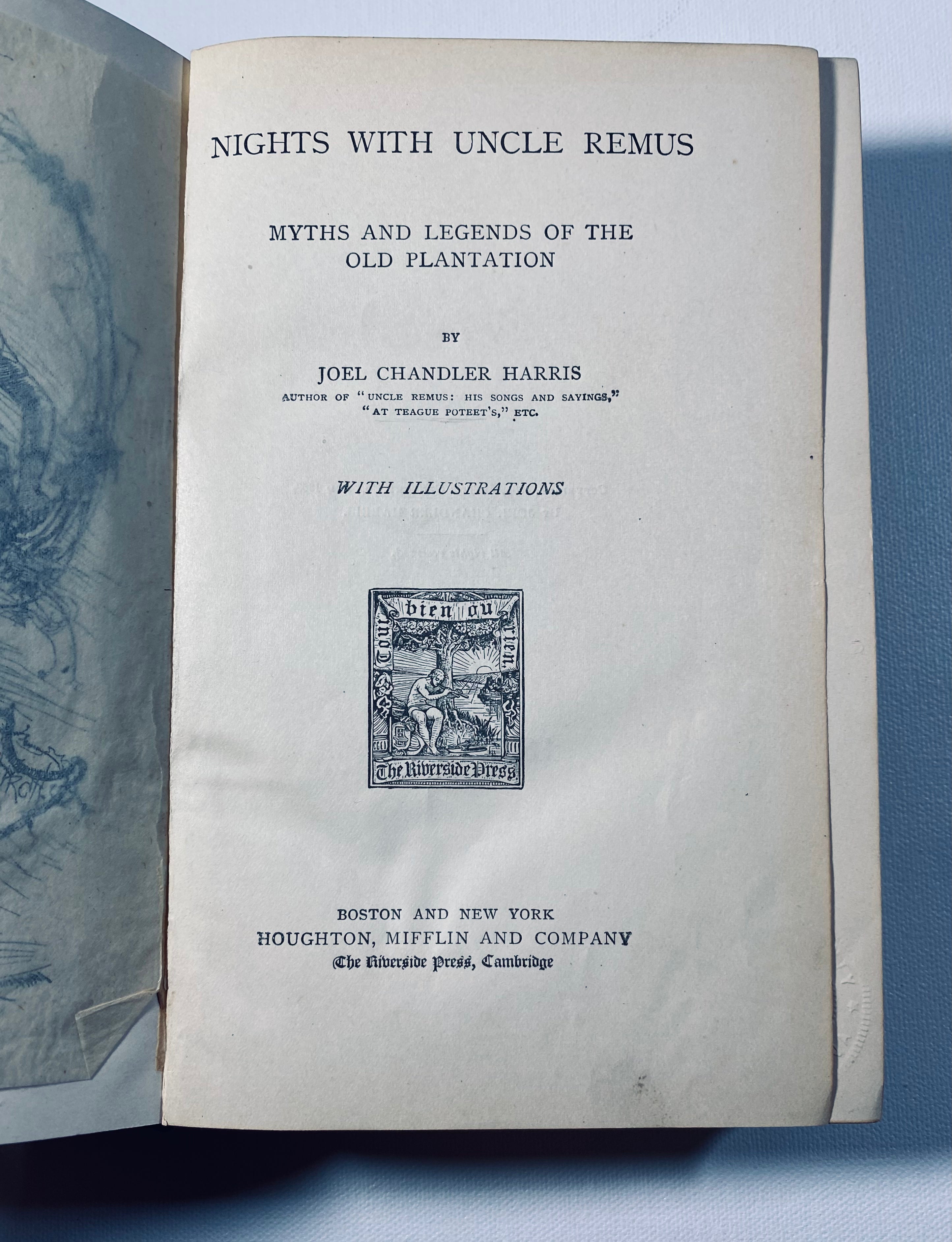 Nights with Uncle Remus: Myths and Legends of the Old Plantation by Joel Chandler Harris