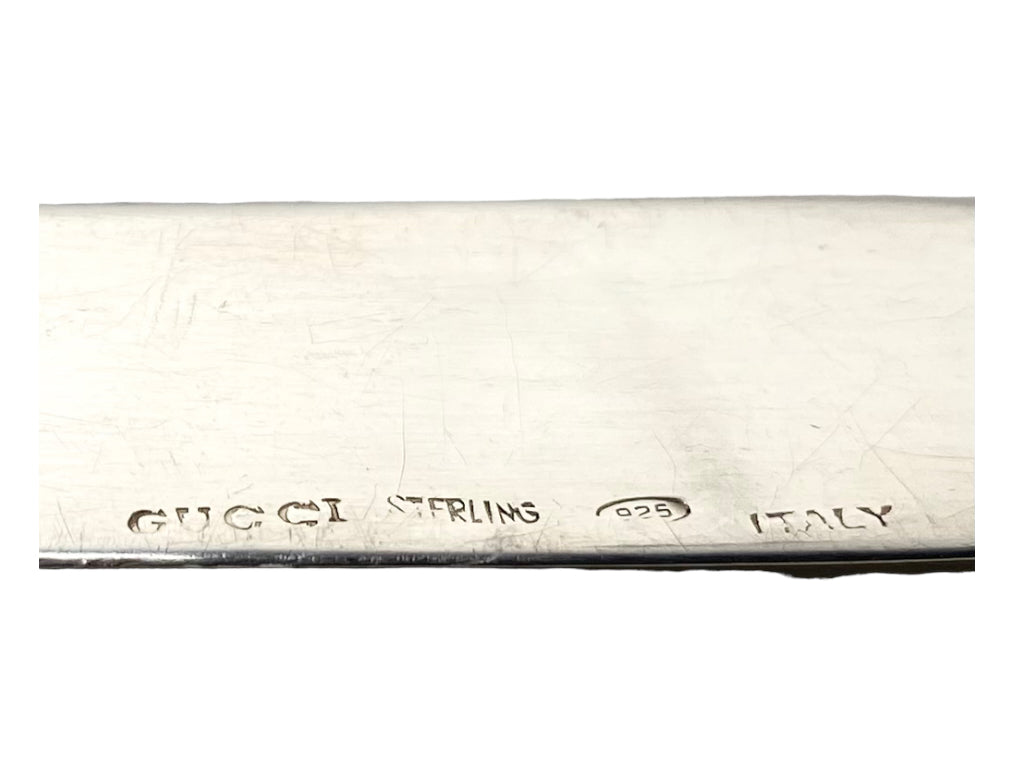 Gucci Sterling Book Mark