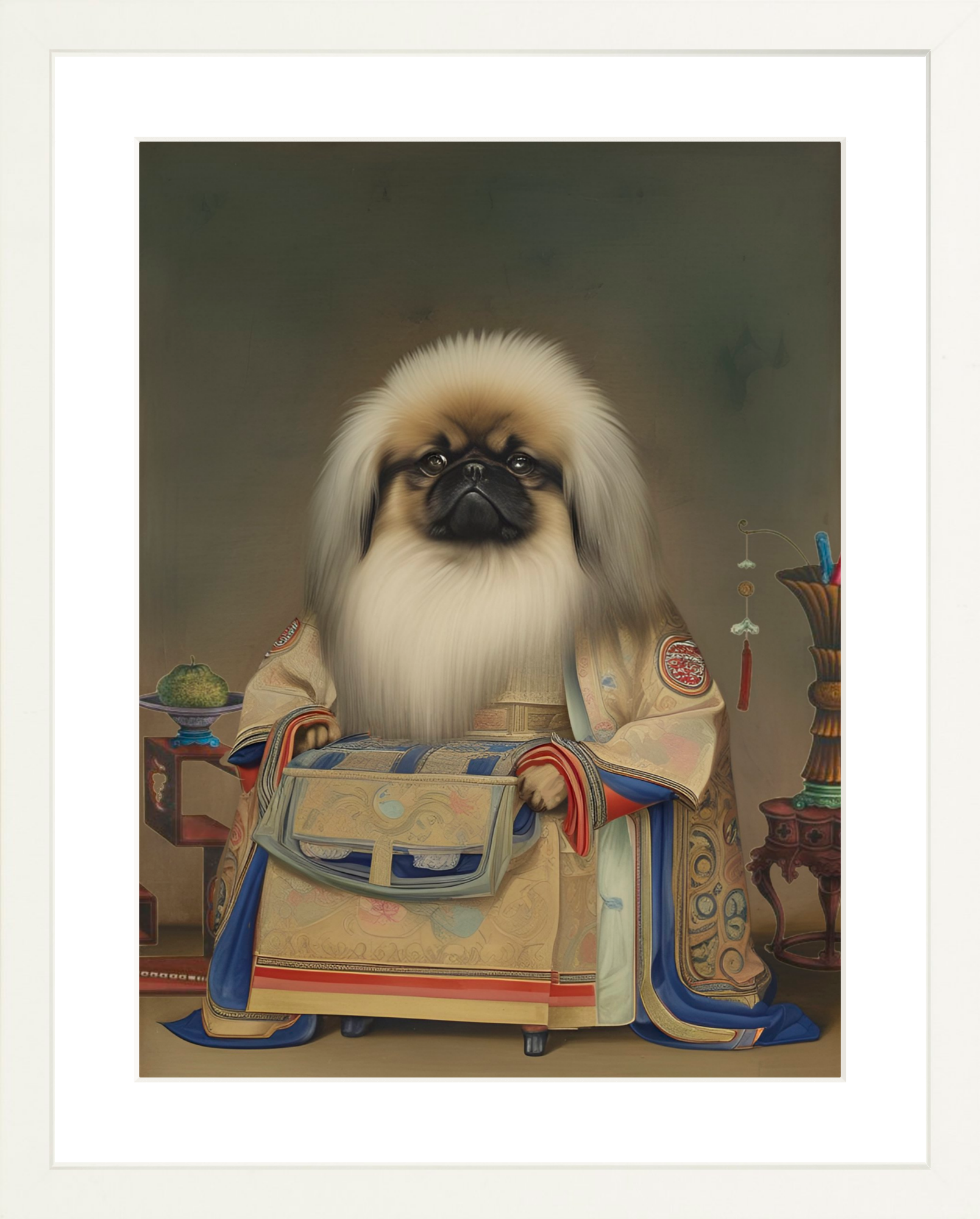 Tuxedo Park Print Shop Pekingese Ancestor