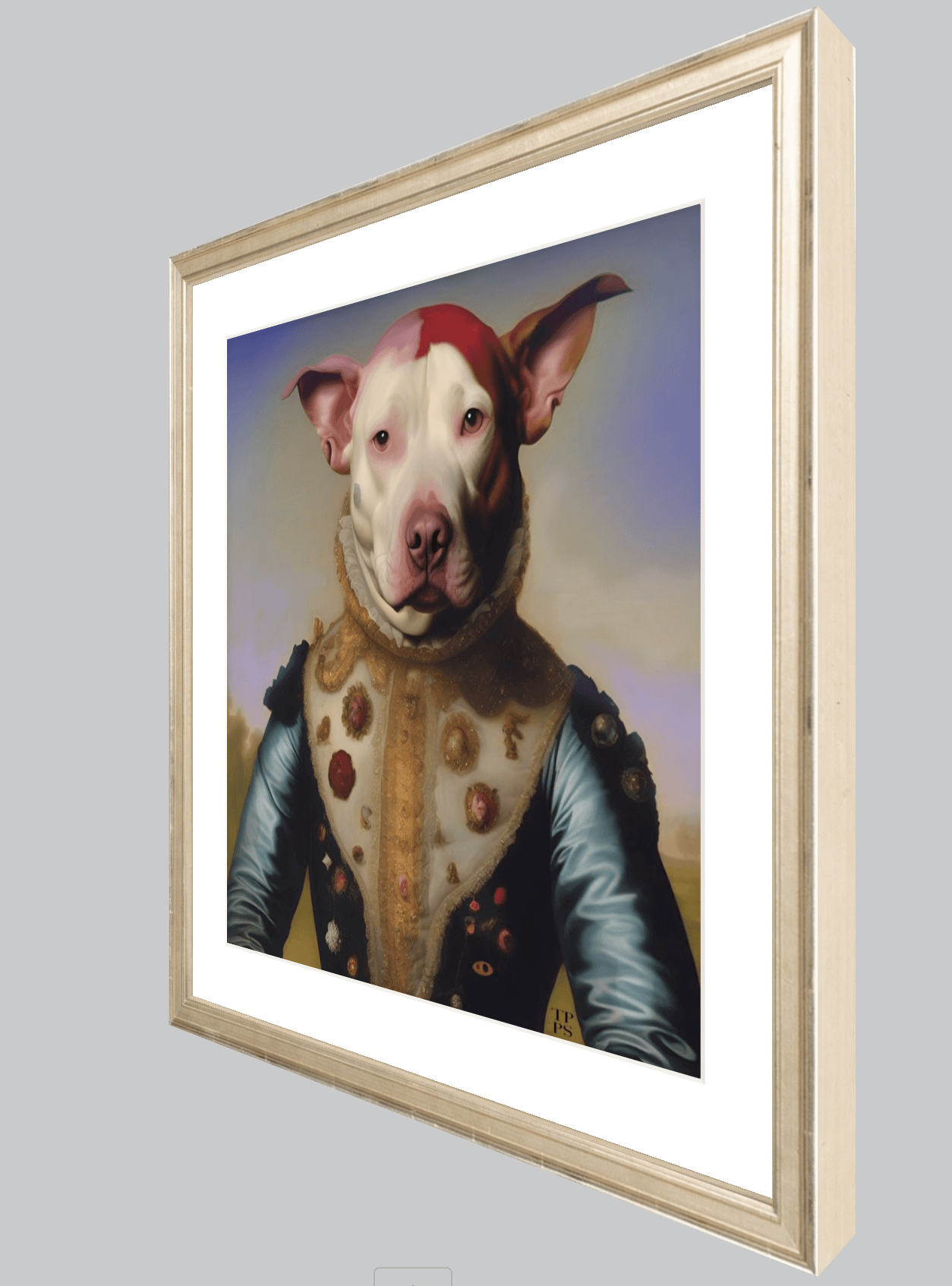 Tuxedo Park Print Shop Pitbull Nobleman Portrait