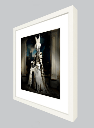 Tuxedo Park Print Shop Lady Borzoi Portrait