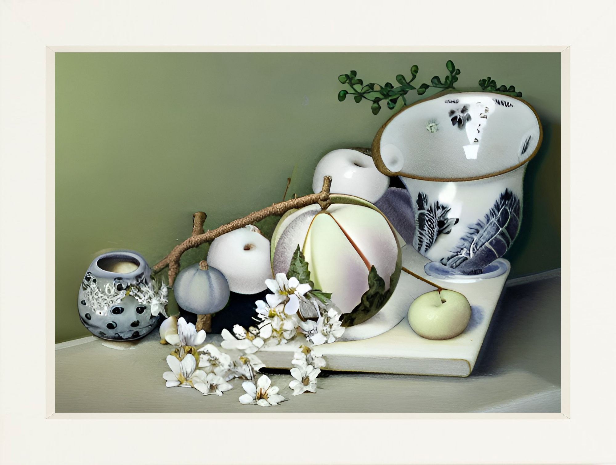 Tuxedo Park Print Shop Porcelain Fruit Still Life Prints