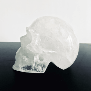 20th Century Rock Crystal Skull - Tuxedo Park Junk Shop