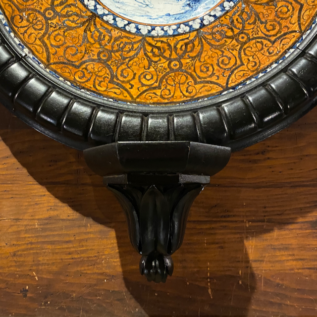 Sevres Charger in Carved Wood Surround