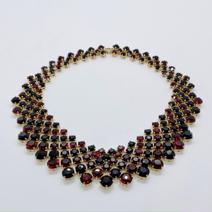 Trifari Crystal Collar circa 1950 - Tuxedo Park Junk Shop