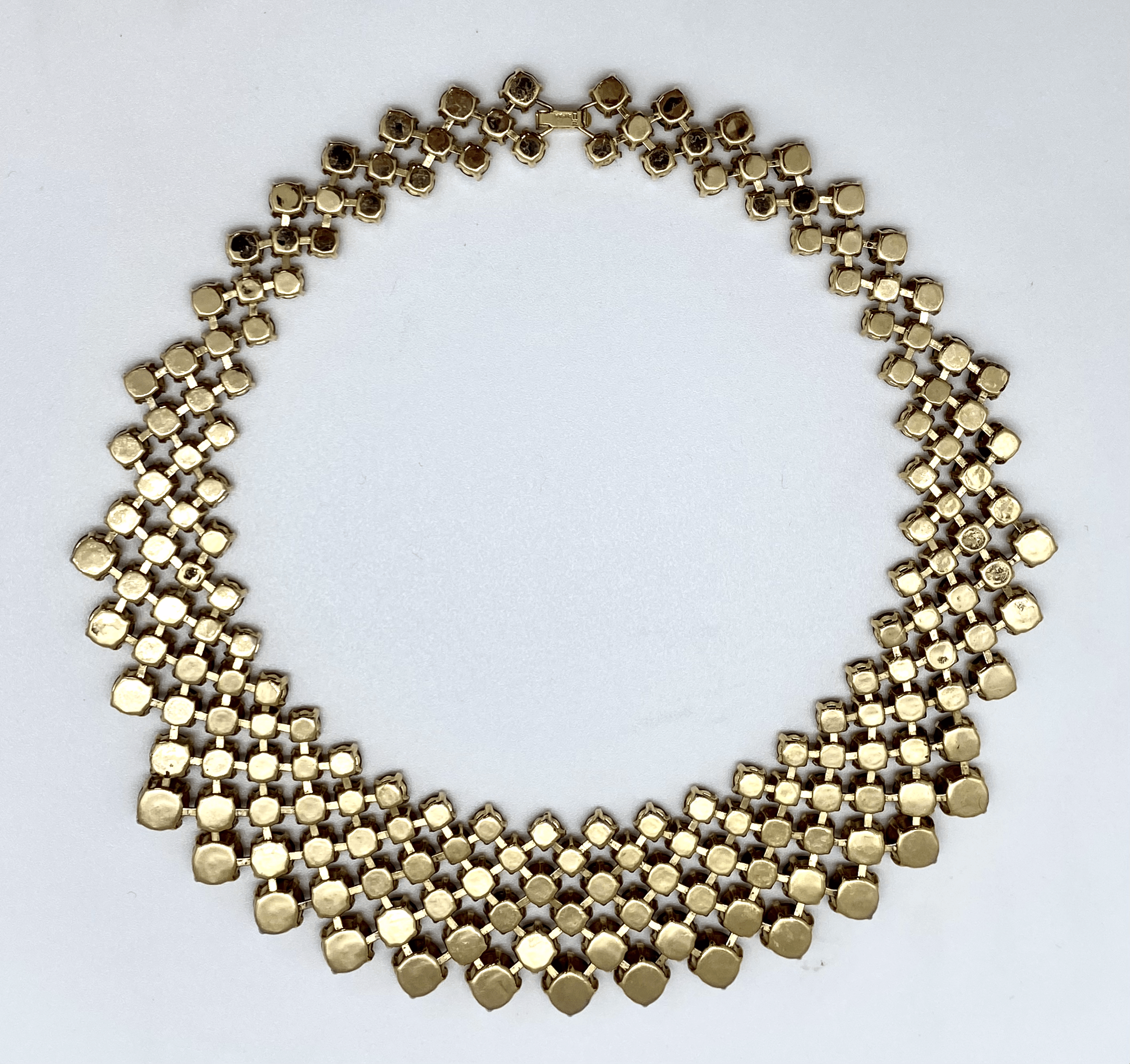 Trifari Crystal Collar circa 1950 - Tuxedo Park Junk Shop