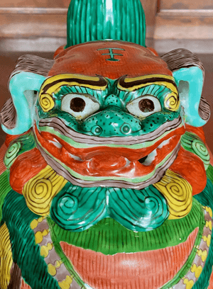 Chinese Buddhist Guardian Lion