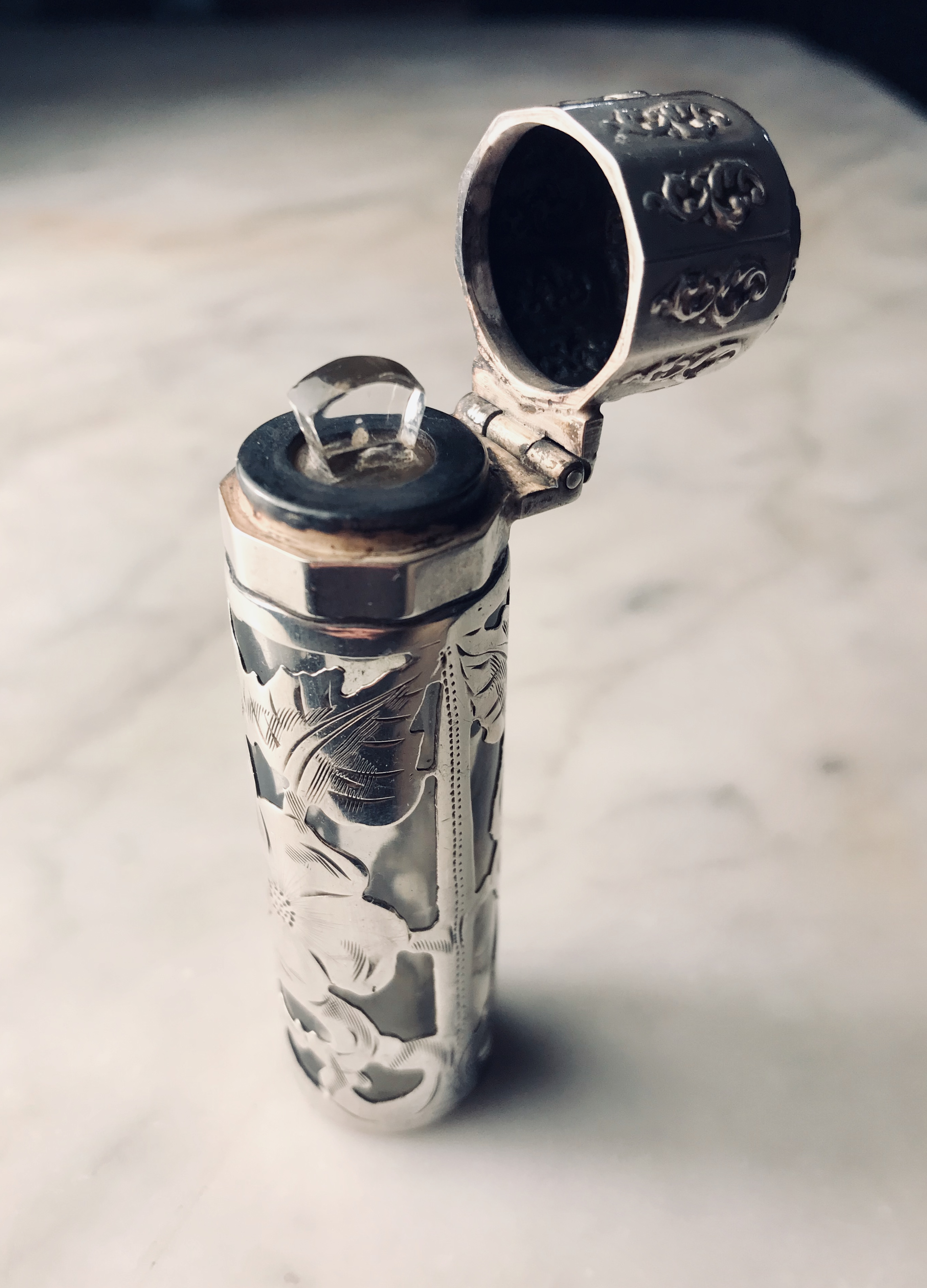 Antique Sterling Perfume Bottle