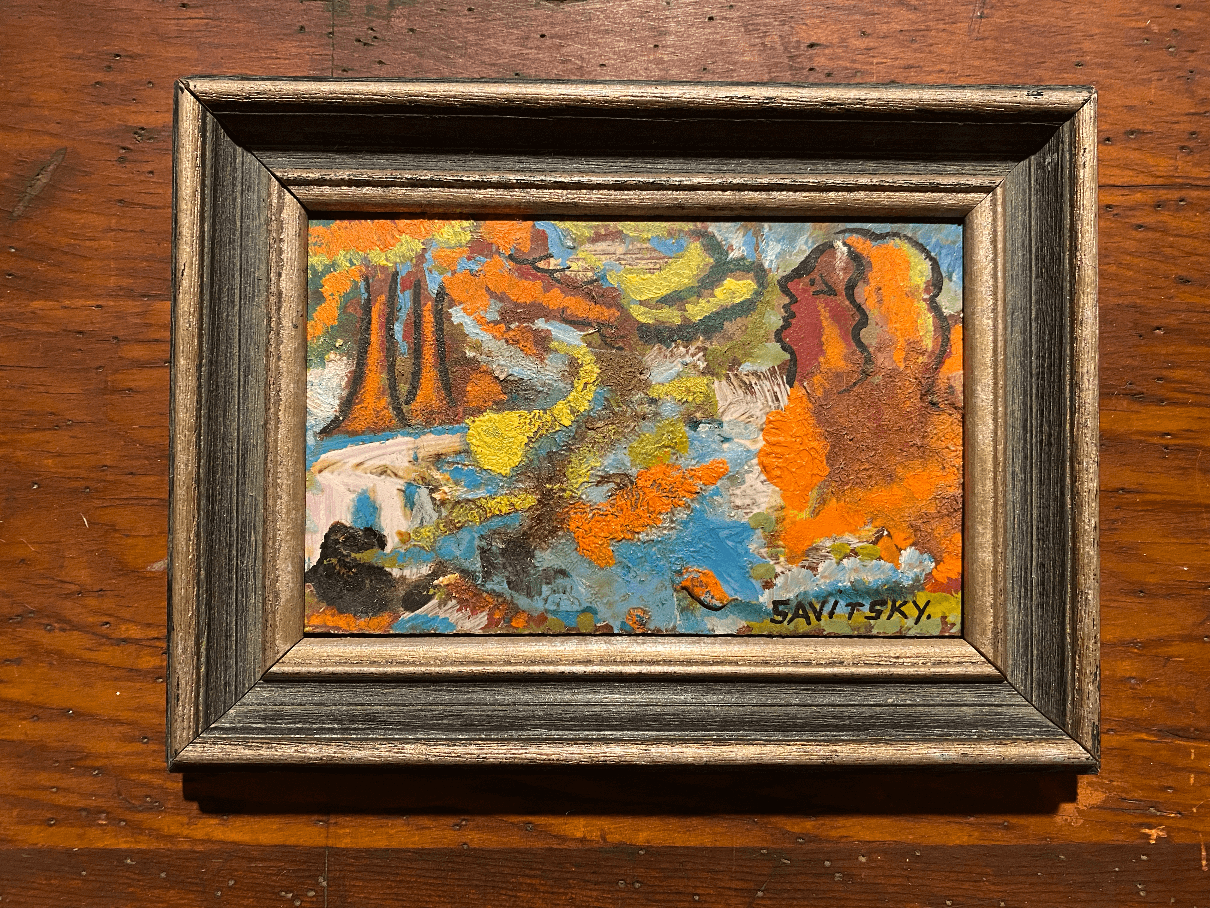 Jack Savitsky Small Abstract Painting