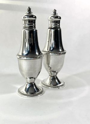 Vintage Sterling Silver Salt & Pepper Shakers