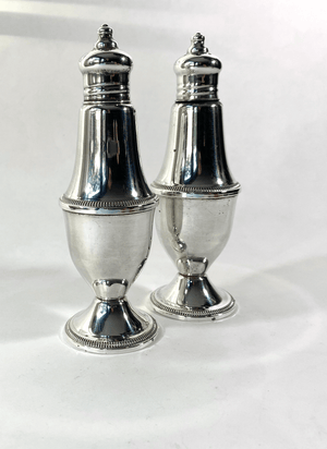 Vintage Sterling Silver Salt & Pepper Shakers