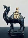 Sancai-glaze Tang Dynasty Style Bactrian Camel and Rider - Tuxedo Park Junk Shop