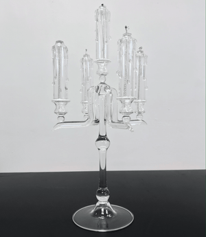 Hand-blown Glass Candle Oil Lights - Tuxedo Park Junk Shop
