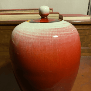 Chinese Flambé Ginger Jar