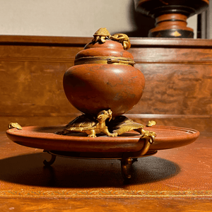 Napoleon III Marble Ormolu Mounted Inkwell