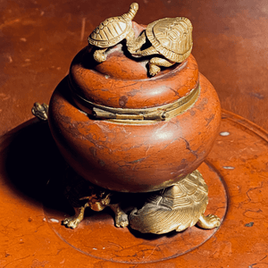 Napoleon III Marble Ormolu Mounted Inkwell