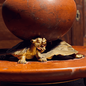 Napoleon III Marble Ormolu Mounted Inkwell