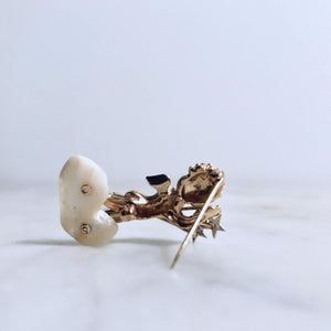 14K Gold Cupid with Diamonds - Tuxedo Park Junk Shop