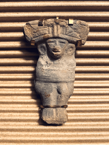 Pre-Columbian Relic Wearable Sculpture by Annette Nancarrow - Tuxedo Park Junk Shop