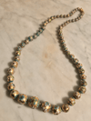 Gilt Floral Cloisonné Necklace - Tuxedo Park Junk Shop