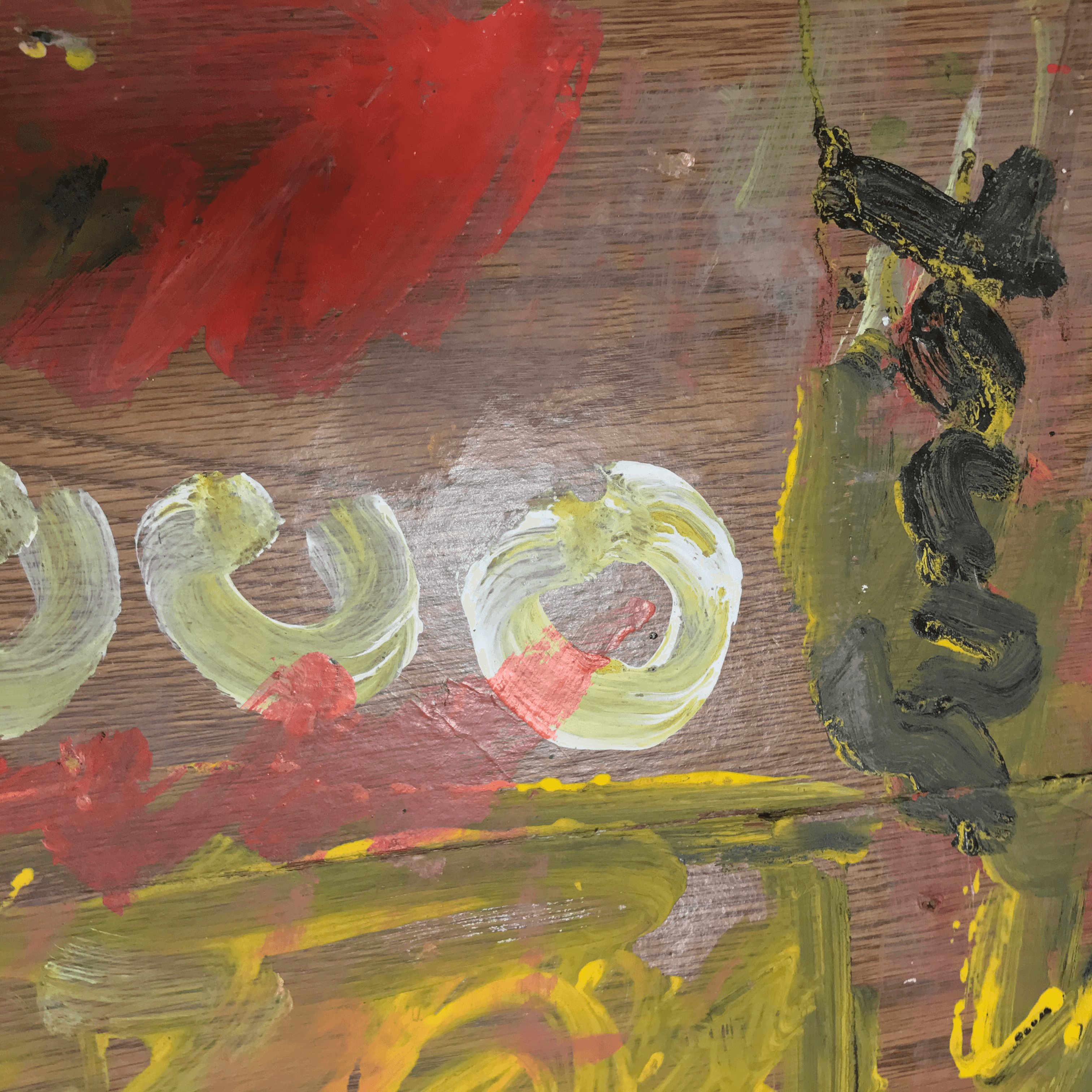 Purvis Young Large Mixed Media Assemblage