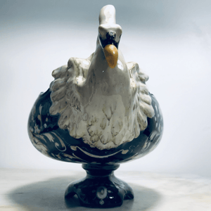 19th Century Italian Majolica Urn - Tuxedo Park Junk Shop