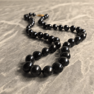 Tahitian Circle-Baroque Pearl Necklace - Tuxedo Park Junk Shop