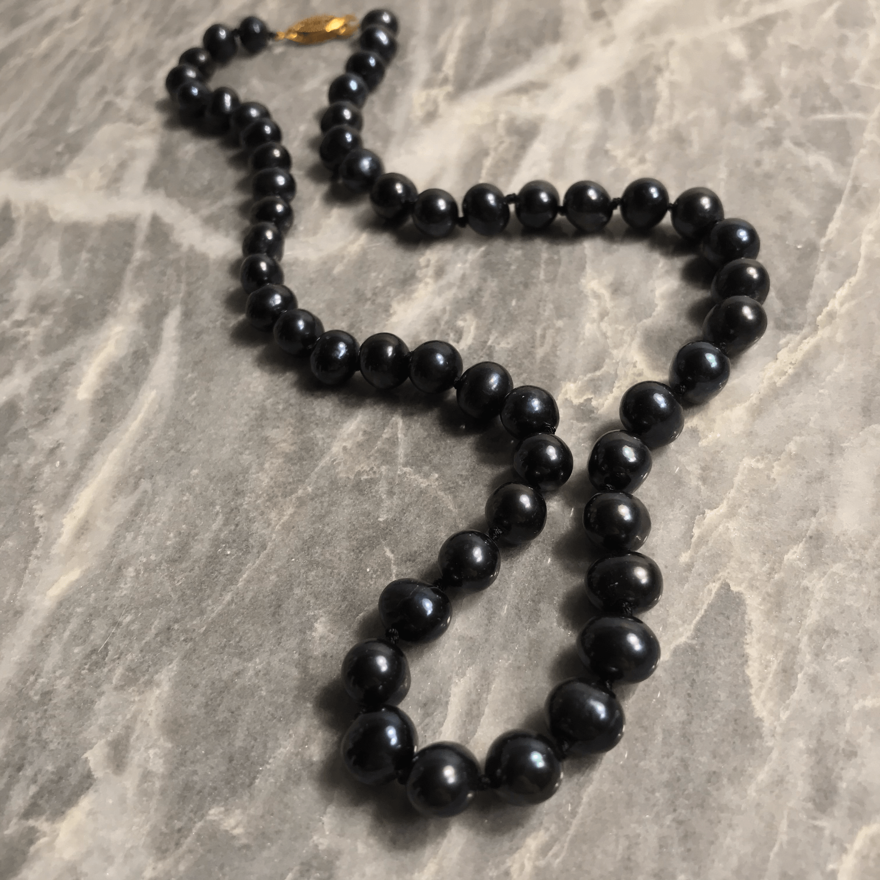 Tahitian Circle-Baroque Pearl Necklace - Tuxedo Park Junk Shop