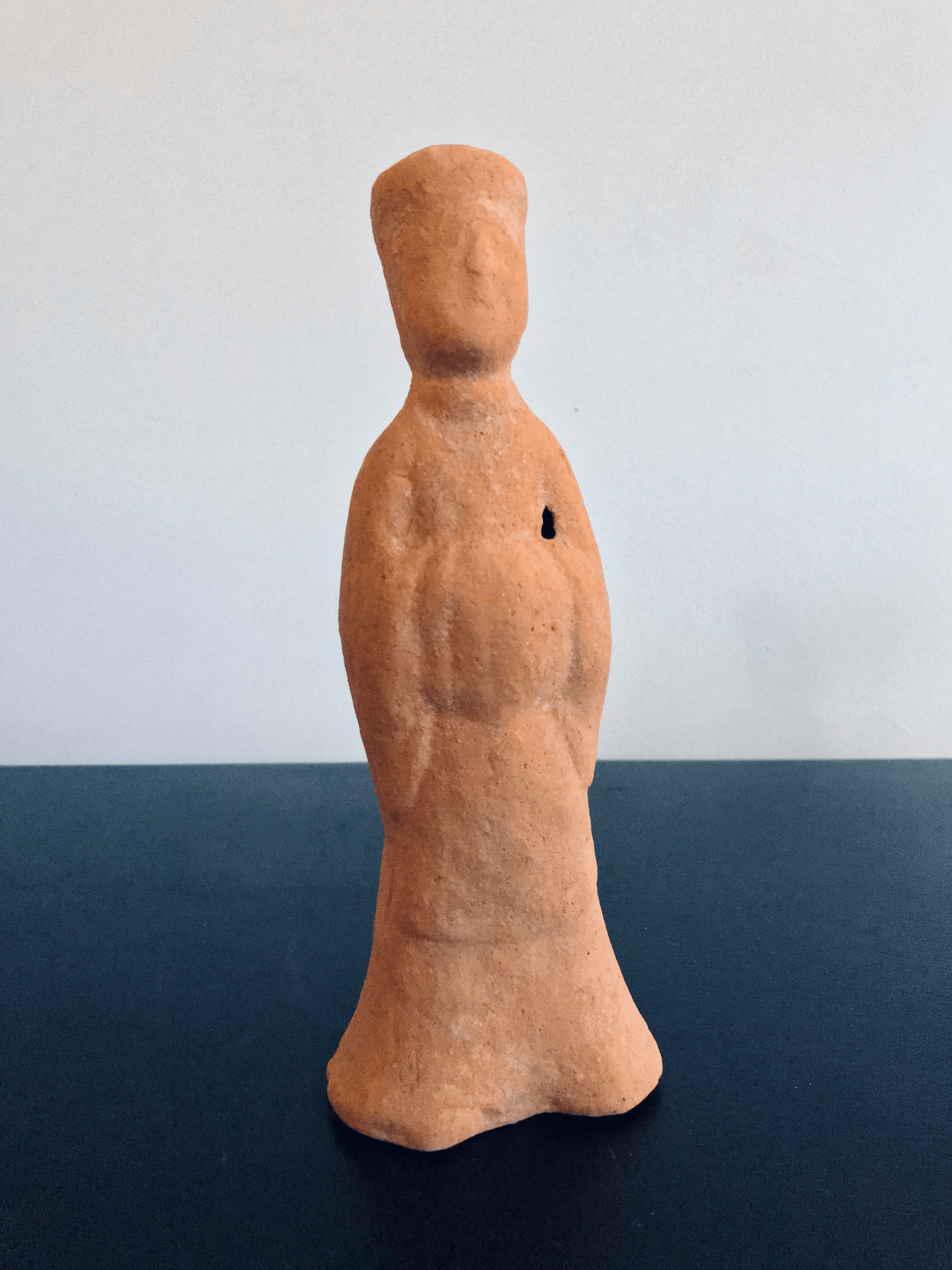 Han Dynasty Terra Cotta Court Figure 206 BC-220 AD - Tuxedo Park Junk Shop