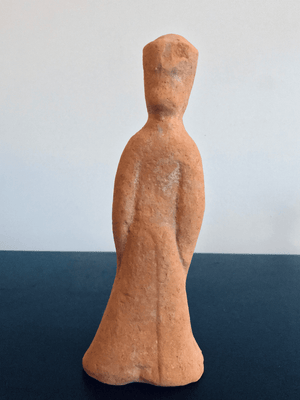 Han Dynasty Terra Cotta Court Figure 206 BC-220 AD - Tuxedo Park Junk Shop