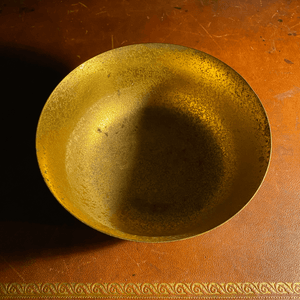 Louis C. Tiffany Furnaces Inc. Favrile Bronze Flared and Footed Bowl c. 1930 - Tuxedo Park Junk Shop