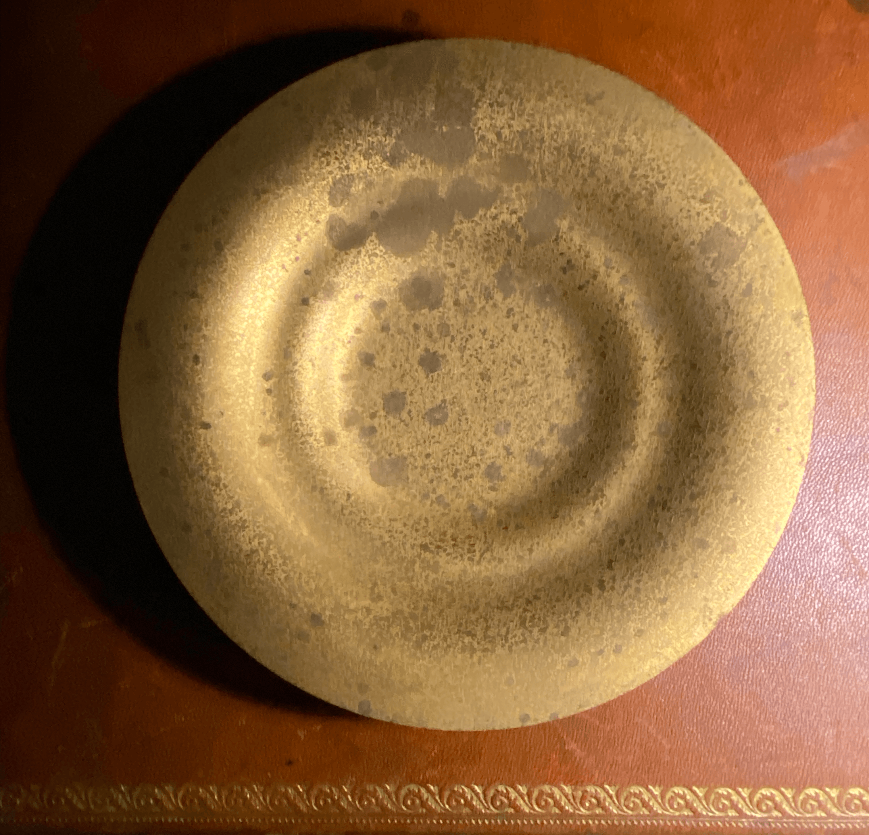 Louis C. Tiffany Furnaces Inc. Favrile Bronze Bowl with Flared Rim circa 1930 - Tuxedo Park Junk Shop