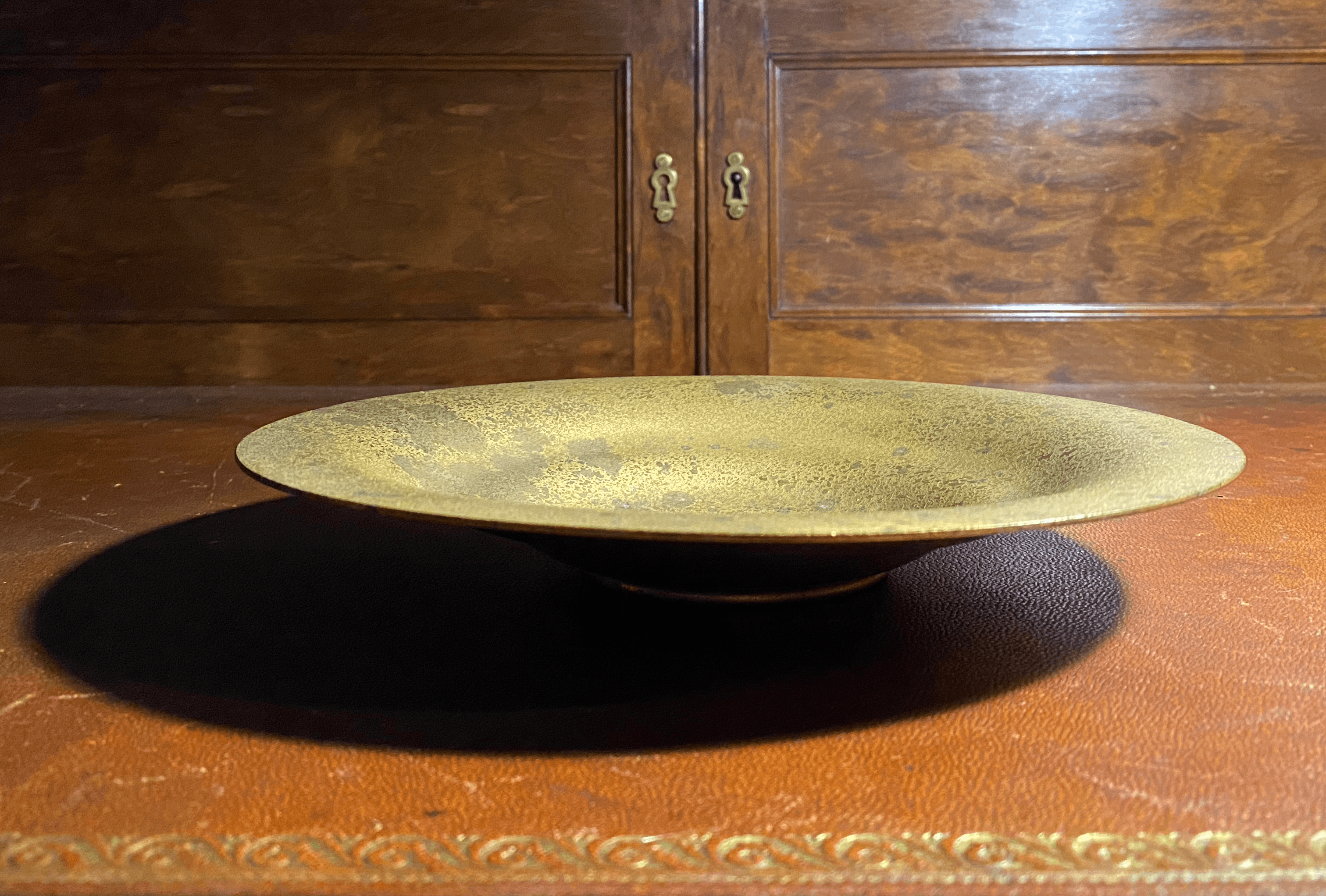 Louis C. Tiffany Furnaces Inc. Favrile Bronze Bowl with Flared Rim circa 1930 - Tuxedo Park Junk Shop