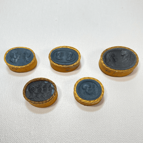 19th Century Italian Grand Tour Plaster Intaglios