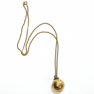 Vintage 10K Gold-Fill Basketball Pendant