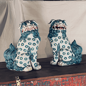 Japanese Komainu Shishi Guardian Lions