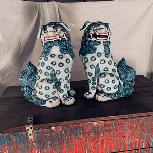 Japanese Komainu Shishi Guardian Lions