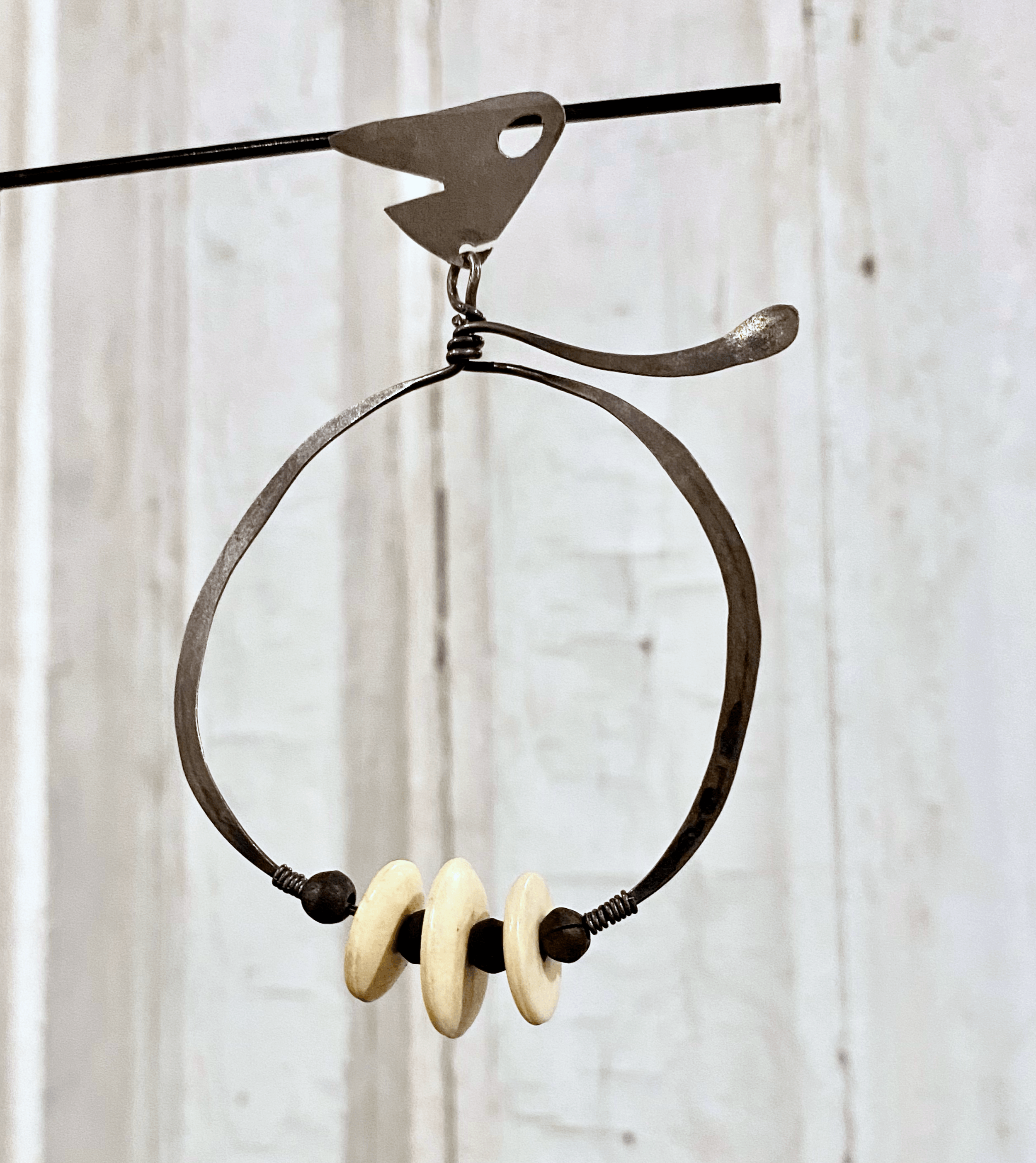 Ed Wiener Sculptural Earrings - Tuxedo Park Junk Shop