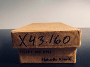 EGYPT ANCIENT - Statuette (Osiris) Ex-Museum - Tuxedo Park Junk Shop