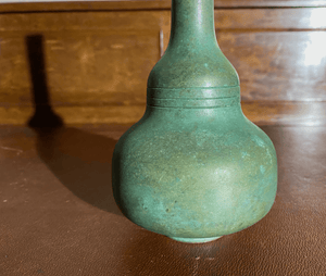 Japanese Bronze Ikebana Vase