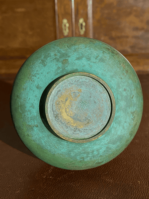 Japanese Bronze Ikebana Vase